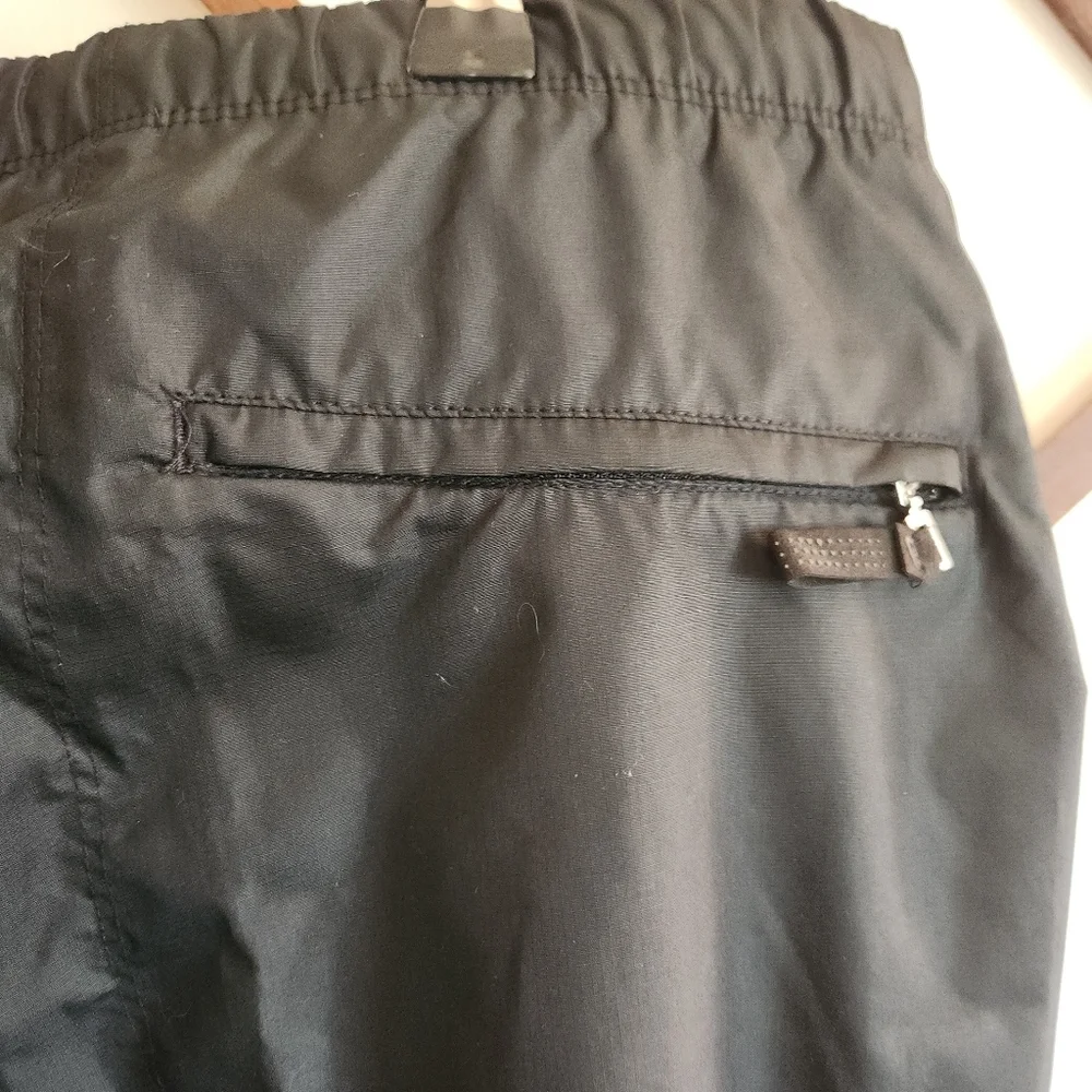 Nike Golf Wind Pant Straight-Leg Track Black Drawstring Pocket Large L